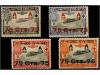 * ESPAÑA. Ed. 388/91. SERIE COMPLETA, sello de 75 cts. s. 10