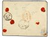 ✉ CABO VERDE. 1904. Sobre circulado a INGLATERRA. 50 reis az