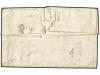 ✉ MEXICO. 1821 (13 Marzo). VERACRUZ a ESPAÑA. Marca lineal V