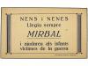 ESPAÑA GUERRA CIVIL. AJUT INFANTIL DE RERAGUARDA. 10 cts. ve