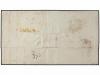 ✉ ESPAÑA. Ed. 17. 1853. POZA a MADRID. 6 cuartos carmín, mat
