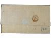 ✉ ESPAÑA. Ed. 92 (2). 1867. SANTANDER a CARUPANO (Venezuela)