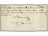 ✉ ESPAÑA: PREFILATELIA. 1840. LAS PALMAS a TENERIFE. Frente 