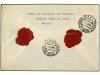 ✉ ESPAÑA. Ed. 493, 495, 497. 1930. MADRID a PRAGA. 15, 25 y 