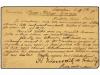 ✉ ESPAÑA ENTEROS POSTALES. Ed. 29. 1896. BARCELONA a ITALIA.