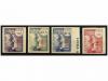 ** ESPAÑA. Ed. 936/39s. SERIE COMPLETA SIN DENTAR. Cat. 440&euro;