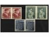 ** ESPAÑA. Ed. 1002/04s. SERIE COMPLETA en pareja SIN DENTAR