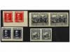 * ESPAÑA. Ed. 690/93s. SERIE COMPLETA en parejas SIN DENTAR.