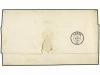 ✉ GIBRALTAR. 1858. GIBRALTAR to CADIZ with GIBRALTAR blue cd