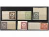 ** ESPAÑA. Ed. 745/50s. SERIE COMPLETA SIN DENTAR. LUJO. Cat