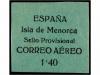 ** ESPAÑA E. LOCALES PATRIOTICAS: MENORCA. Ed. 2he, 2hea, 2h