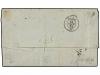✉ FRANCIA. 1874. CANDIA a SIRIA. Circulada con sello de Aust