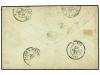 ✉ FRANCIA. Yv. 14. 1857. ROMA a NANCY. Circulada con sello f
