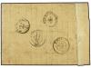 ✉ FRANCIA. Yv. 50, 51(2), 58(2). 1874. NEVERS a HERAULT. 1 c