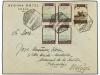 ✉ MARRUECOS. Ed. 297/04(4). 1949. TETUAN a MALAGA. Serie com
