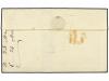 ✉ ESPAÑA: PREFILATELIA. 1849. CABEZA DE BUEY a MADRID. Marca