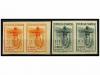 ** ESPAÑA. Ed. 798s, 800s (2). 2 pts. naranja y 10 pts. verd