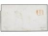 ✉ LEVANTE: CORREO FRANCES. 1858. GALLIPOLI a GENOVA. Fechado