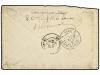 ✉ INDOCHINA. 1879. Cover at Military Concession rate (20c.) 