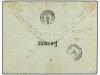 ✉ FRANCIA. 1882. Type Sage 15c. blue on blued postal station