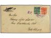 ✉ BRASIL. 1929-30. CORREO AÉREO. 4 sobres circulados por la 