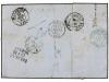 ✉ POLONIA. 1857. VARSOVIA a PTO. STA. MARIA (España). Enviad