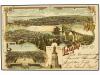 ✉ ESPAÑA. Ed. 217. 1898. LAS PALMAS a BERLÍN. Tarjeta Postal