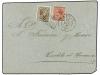 ✉ ESPAÑA. 1878-82. Conjunto de11 cartas con diversos matasel