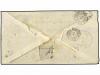 ✉ ALEMANIA. 1874. JAROCIN to MADRID. 1/2 gr. orange (fault) 