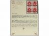 ** ESPAÑA. Ed. 292, 294, 296 (4). 5 cts., 25 cts. y 1 pta. (