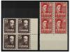 ** ESPAÑA. Ed. 1015/16. SERIE COMPLETA en bloques de cuatro,