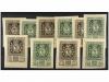 ** ESPAÑA. Ed. 727/28 (5). Cinco series completas. LUJO. Cat