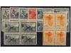 ** ESPAÑA. Ed. 792/800. SERIE COMPLETA en bloques de cuatro,
