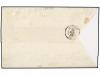 ✉ ESPAÑA. Ed. 52F. 1862. SEVILLA a FRANCIA. 4 cuartos amaril