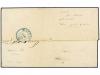 ✉ ESPAÑA. Ed. 33F. 1855 (1 Febrero). SEVILLA a MADRID. 4 cua