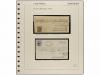 */° ✉ ESPAÑA. Ed. 107F. 50 mils. azul, FALSO POSTAL, tipo V.