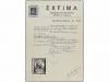(*) ESPAÑA. Ed. 152F. 10 pts. negro. FALSO POSTAL, tipo II. 