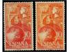 ** ESPAÑA. Ed. 1597ef. DÍA MUNDIAL DEL SELLO. 10 pts. rojo y
