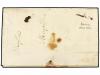 ✉ ESPAÑA: PREFILATELIA. 1842. BRIVIESCA a ALFARO. Marca BRIV