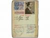 ✉ ESPAÑA GUERRA CIVIL. 1949. CARNET DE REFUGIADO ESPAÑOL en 