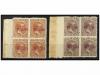* COLONIAS ESPAÑOLAS: CUBA. Ed. 152 y 153. 40 cts. castaño c