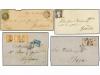 ✉ LOTES y COLECCIONES. HISTORIA POSTAL. Emisiones de Isabel 