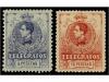 * ESPAÑA: TELEGRAFOS. Ed. 47/54. SERIE COMPLETA. Excelentes