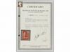 ** ESPAÑA. Ed. 1016s. 50 pts. rojo SIN DENTAR. LUJO. Cert. C
