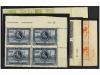 ** ESPAÑA. Ed. 434/47. SERIE COMPLETA en bloques de cuatro,
