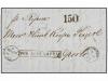 ✉ MALTA. 1862. MALTA to OPORTO (Portugal). Entire letter sen
