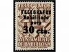 * ESPAÑA: AYUNTAMIENTO DE BARCELONA. Ed. T-17/20. TELÉGRAFOS