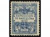 * ESPAÑA: AYUNTAMIENTO DE BARCELONA. Ed. 7ef. 5 cts. azul UN
