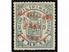 (*) FILIPINAS. Ed. 66B. 1 real verde. Sello de Derecho Judic