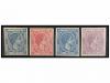 * FILIPINAS. Ed. 34s, 35s, 37s, 38s. Cuatro sellos SIN DENTA